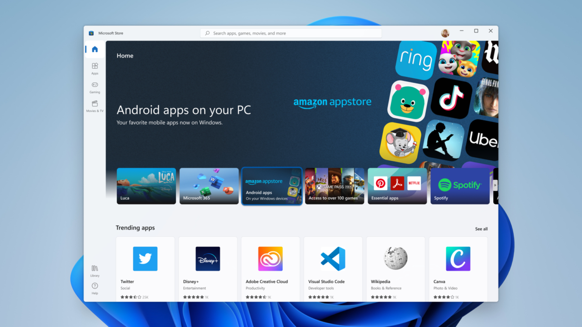 Windows 11 Android Apps on your PC