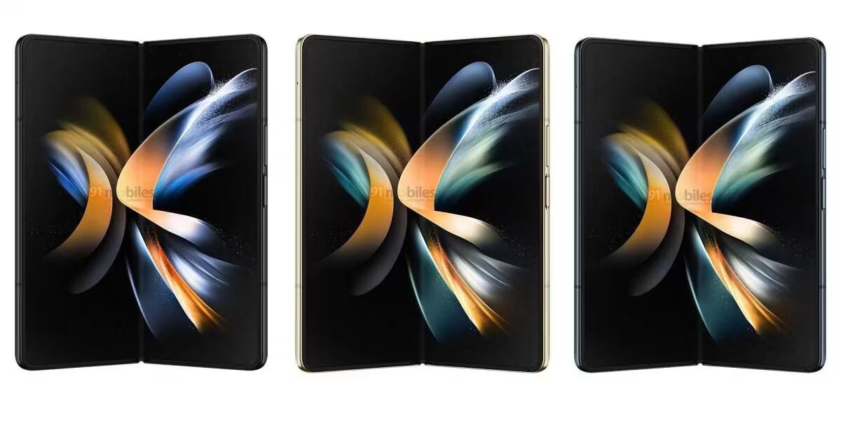 Официальные пресс-рендеры Samsung Galaxy Z Fold 4 и Galaxy Z Flip 4
