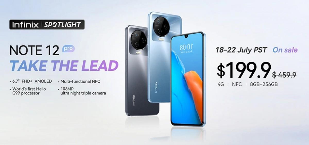 Представлен Infinix Note 12 Pro 4G — первый смартфон с чипом Helio G99 3 gsmarena 002 5