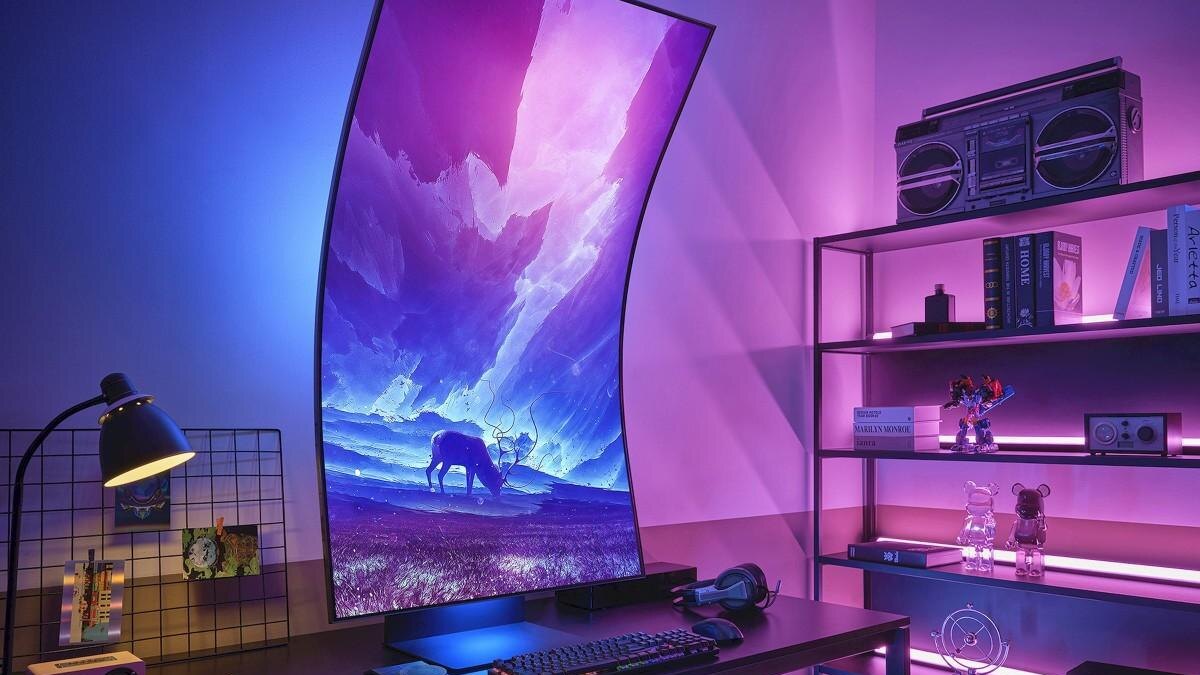 Samsung: новый Odyssey Ark — это огромный игровой монитор с диагональю 55 дюймов 8 Samsung