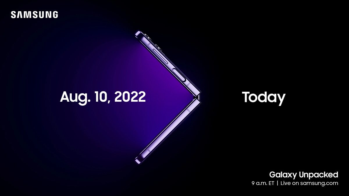 Galaxy Unpacked Invite August 2022
