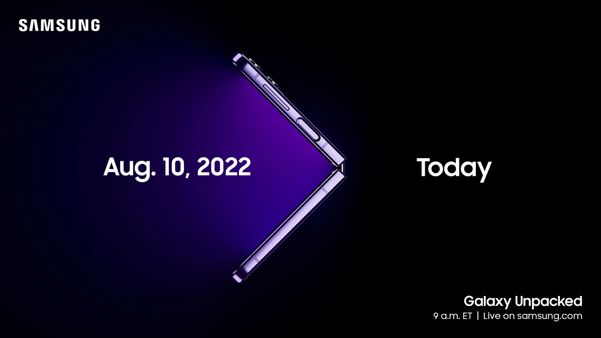 Прямая трансляция презентации Samsung Galaxy Unpacked 2022 на русском языке: Galaxy Z Fold4 и Galaxy Z Flip4 2 Galaxy Unpacked Invite August 2022