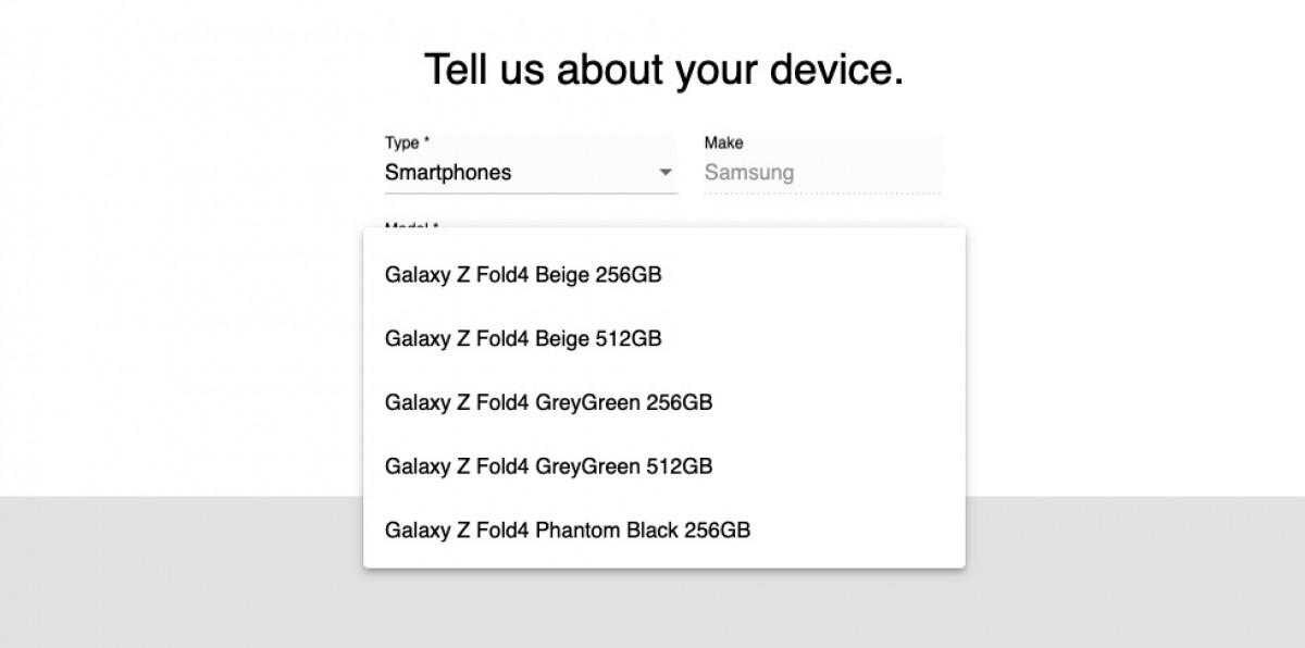 Британский Samsung Care+ подтвердил все цвета Galaxy Z Flip 4 и варианты памяти 6 gsmarena 005 41