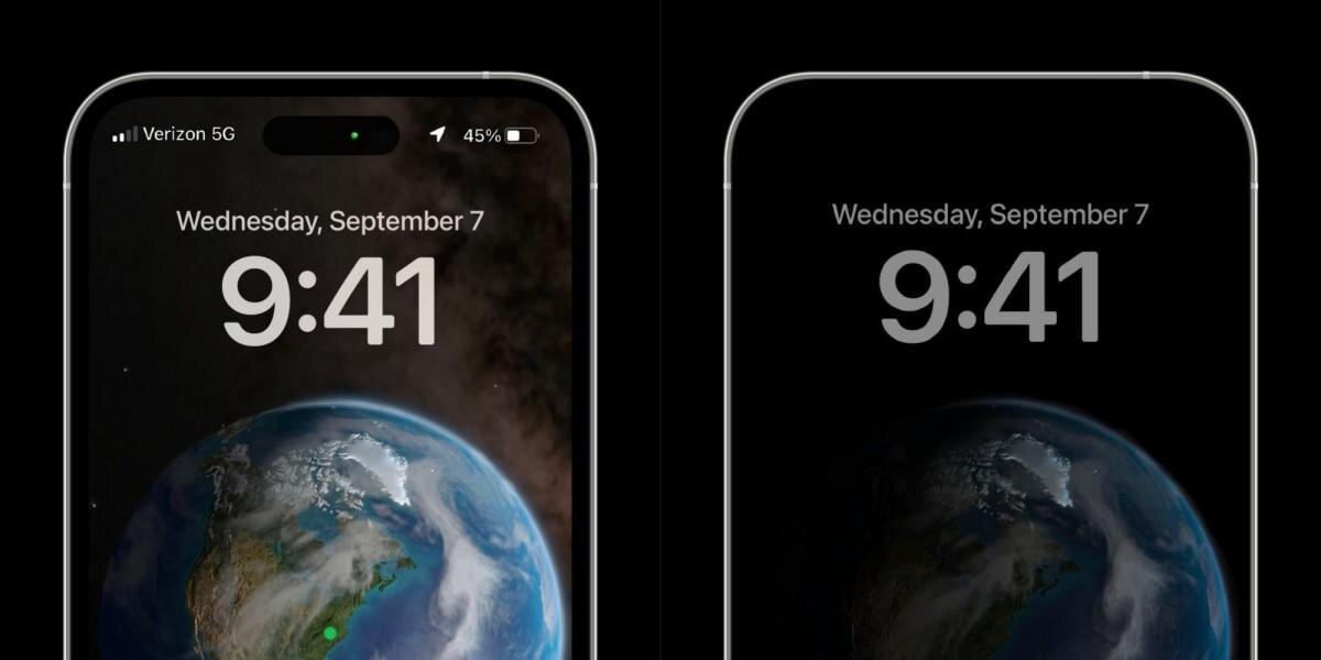 iPhone 14: в сеть утекла демонстрация двойного выреза для селфи-камеры 5 gsmarena 100