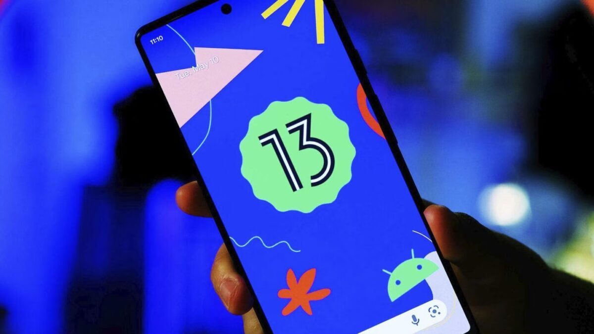 Смартфон Google Pixel с интерфейсом Android 13 Go: экран с ярким дизайном и системными экранами