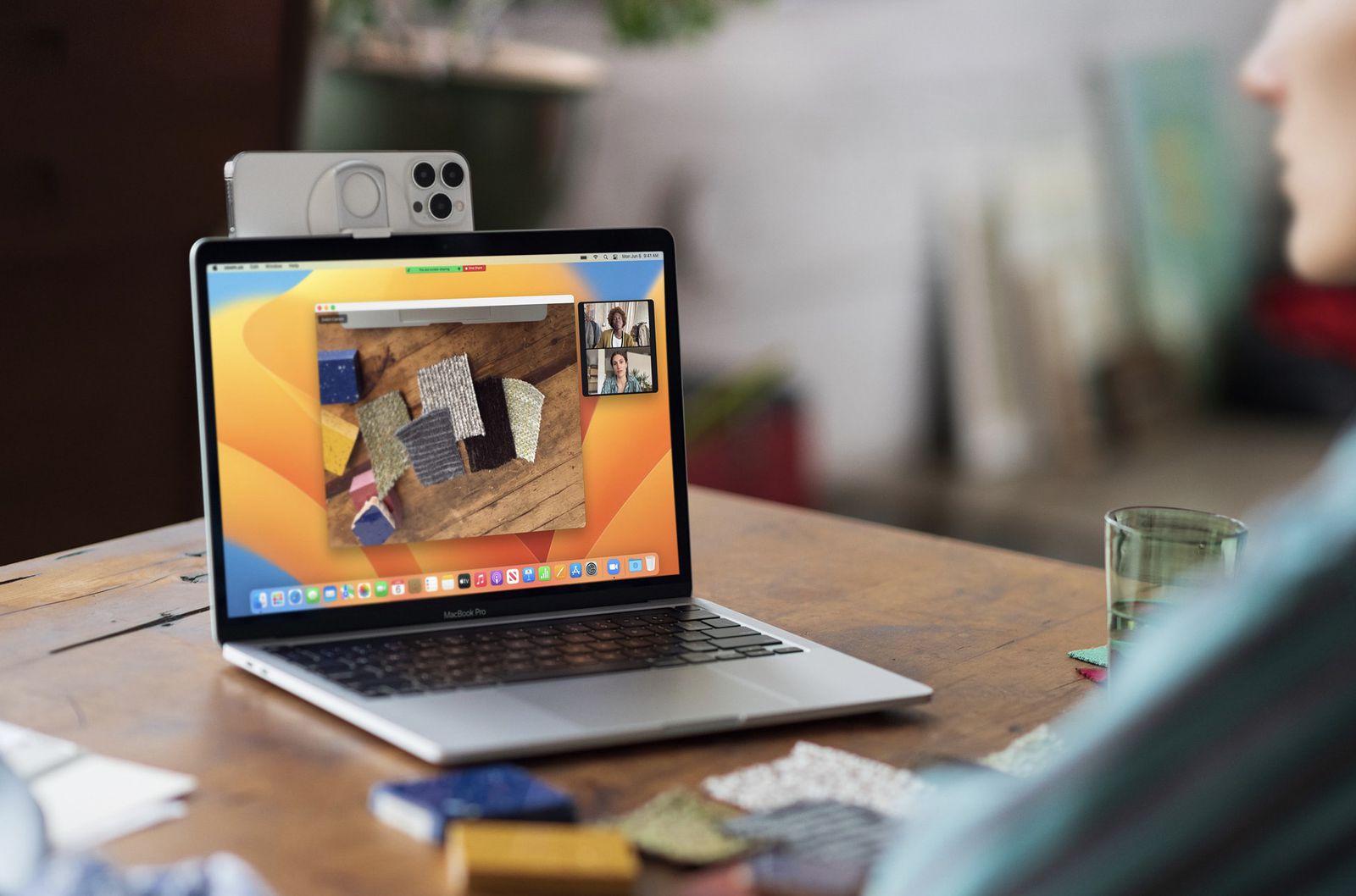 Apple выпустила macOS Ventura 10 continuity camera