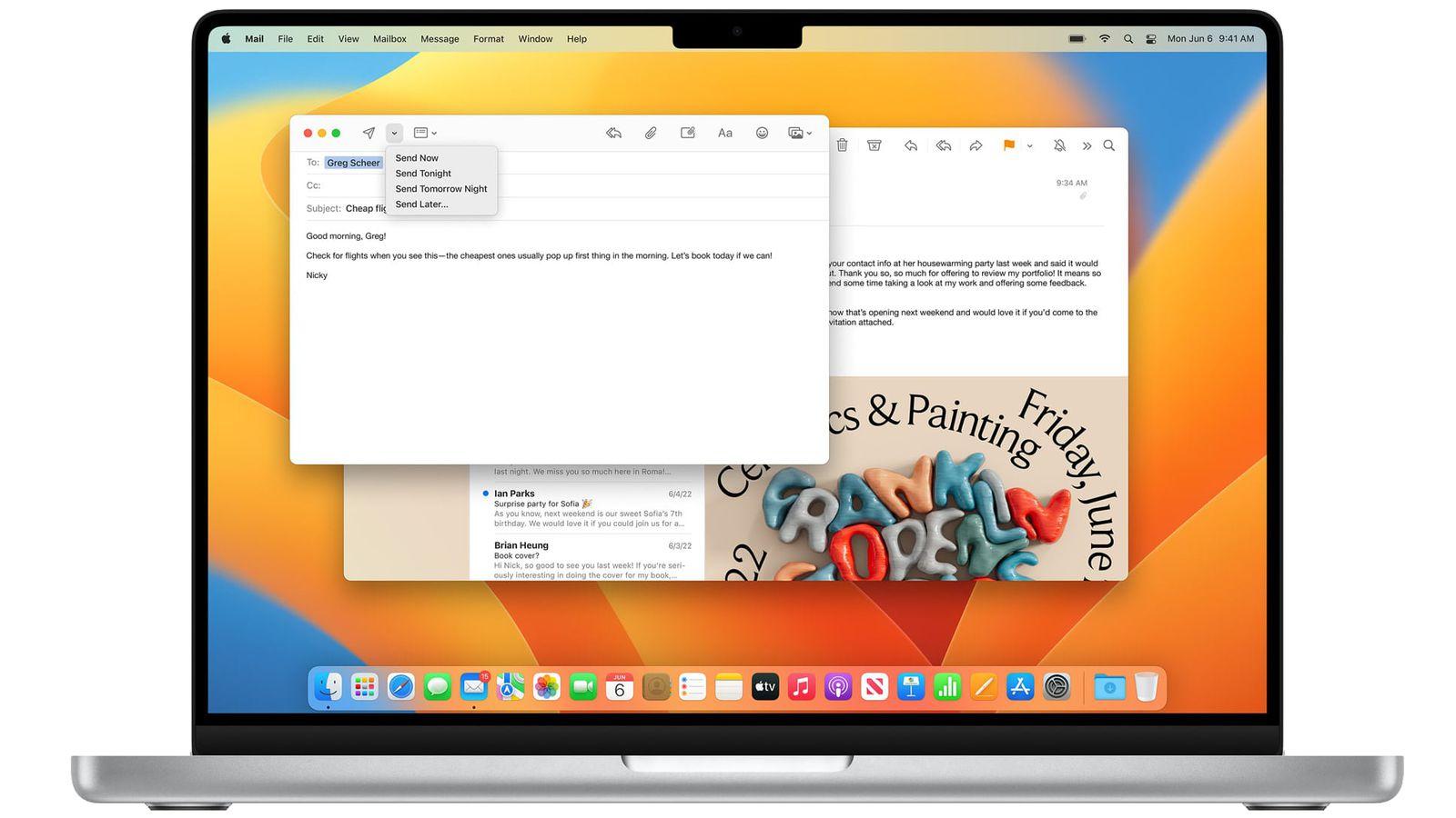 Apple выпустила macOS Ventura 11 macos ventura mail send later
