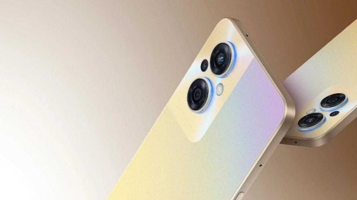Задняя панель Oppo Reno9 с тройной камерой и матовым покрытием