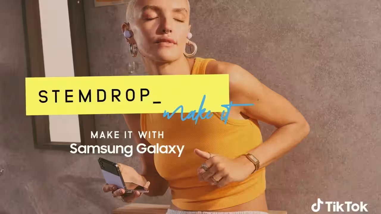 Samsung и TikTok анонсировали новый музыкальный инструмент для StemDrop
