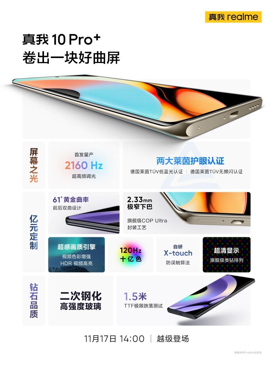 Подробности Realme 10 Pro: плоский 6,72-дюймовый дисплей, 64-мегапиксельная камера 17 gsmarena 007 25