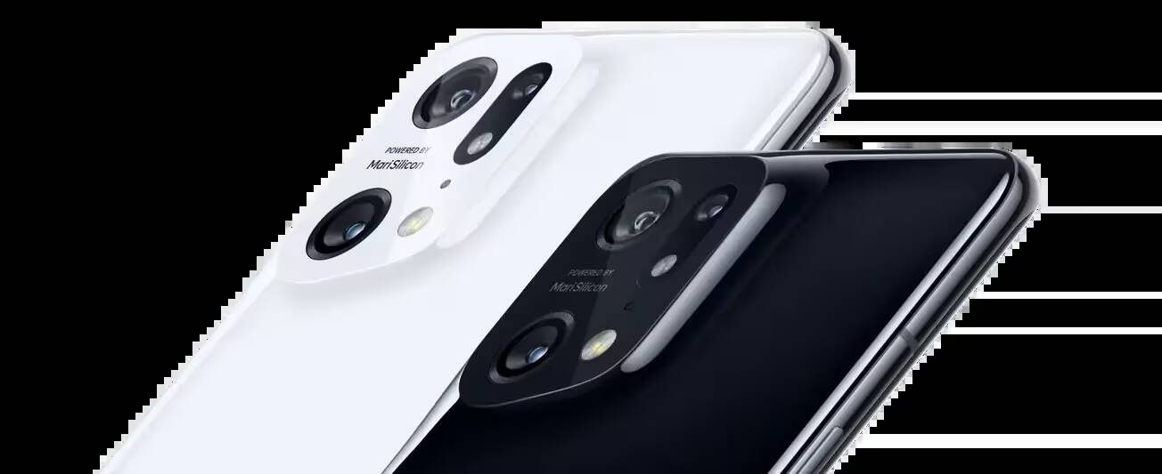 Задняя часть Oppo Find X6 Pro с тремя камерами