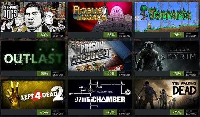 В Steam стартовала крупная осенняя распродажа 5 steam1
