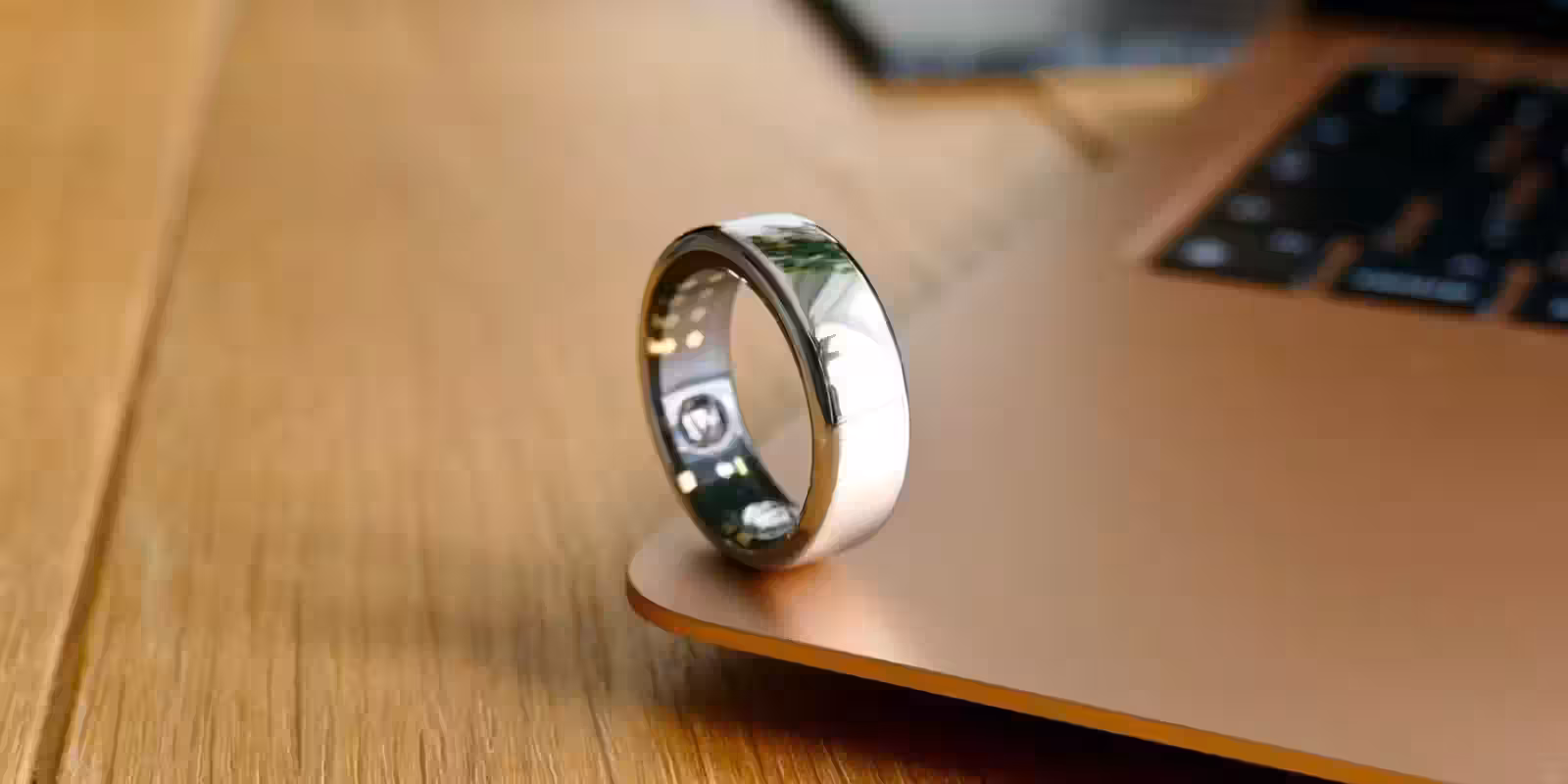 Oura Ring Horizon Silver Side 1