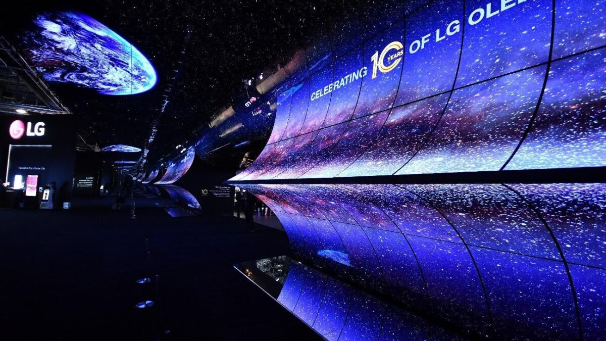 CES 2023: LG представила инсталляцию OLED Horizon 6 LG