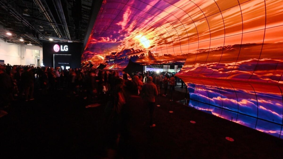 CES 2023: LG представила инсталляцию OLED Horizon 7 LG