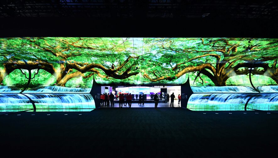 CES 2023: LG представила инсталляцию OLED Horizon 9 LG
