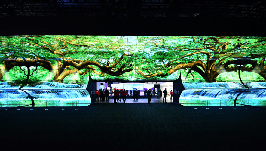 CES 2023: LG представила инсталляцию OLED Horizon 9 LG
