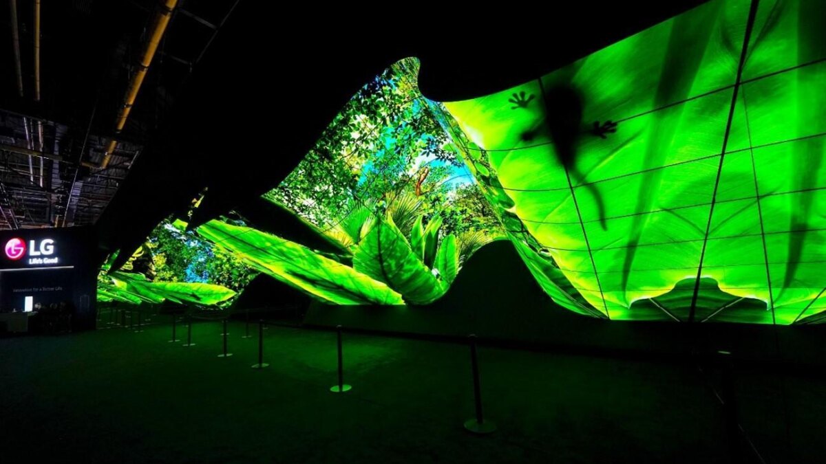 CES 2023: LG представила инсталляцию OLED Horizon 11 LG