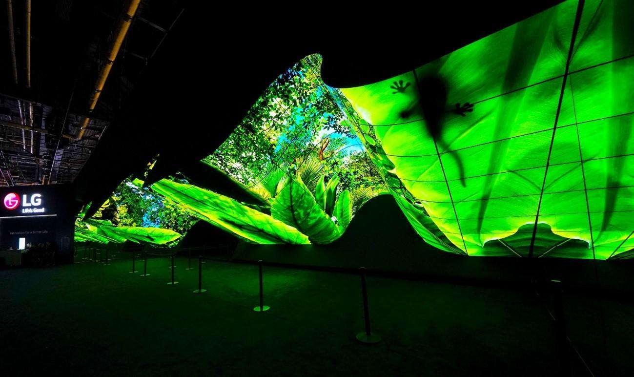 CES 2023: LG представила инсталляцию OLED Horizon 11 LG