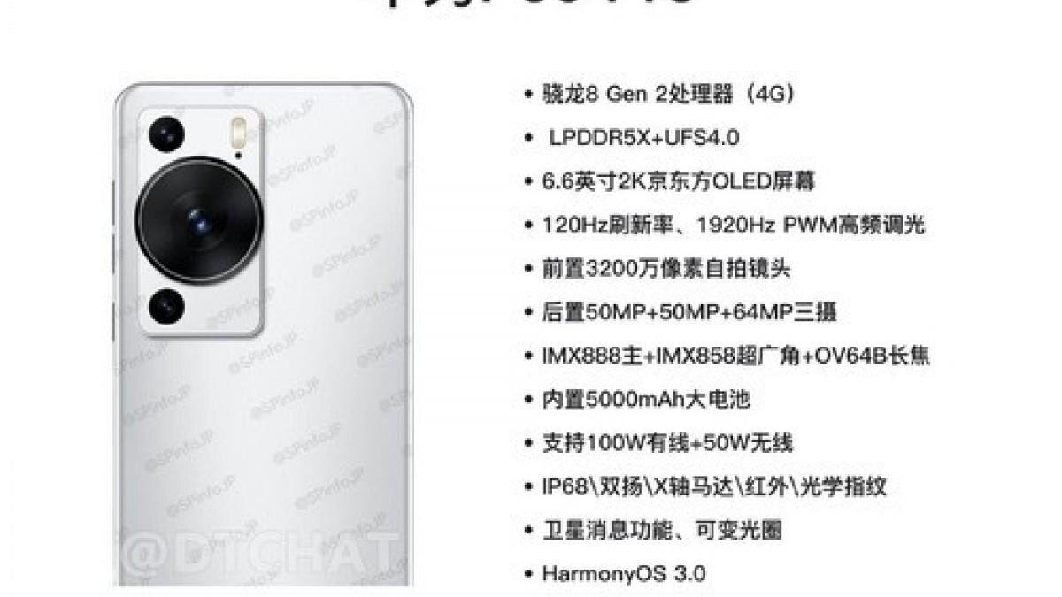 Huawei P60 Pro получит чипсет Snapdragon 8 Gen 2 3 Huawei P60