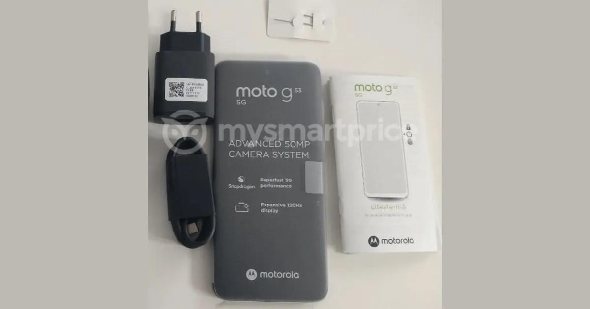 Motorola Moto G53: утечка фотографий 6 Motorola