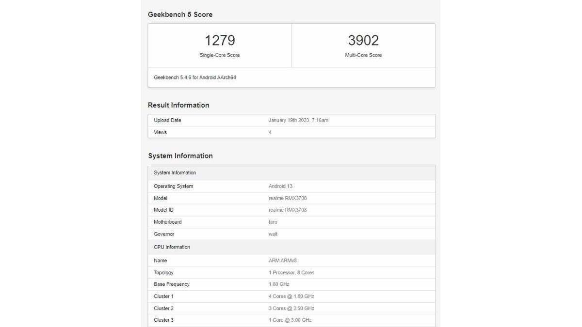 Realme GT Neo 5