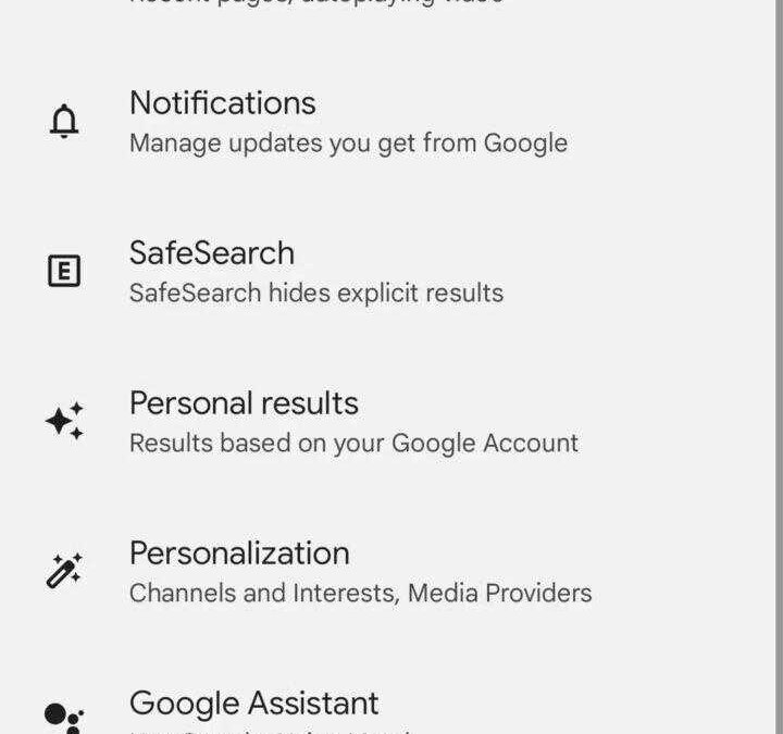 Приложение Google будет выглядеть так, будто создано для Android 13 7 screenshot 20230127 112934