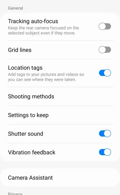Samsung Galaxy: как использовать Camera Assistant 5 Samsung