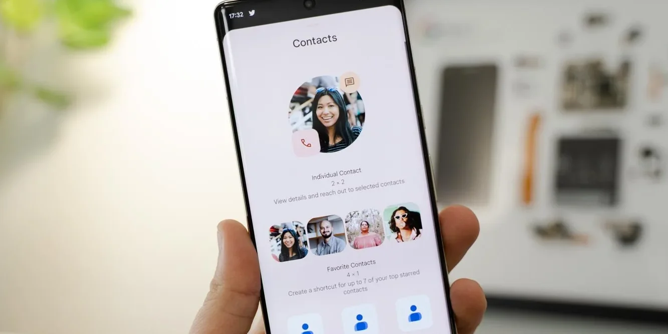 Google Contacts для Android получит обновлённый виджет 3 google contacts widget 1 edited