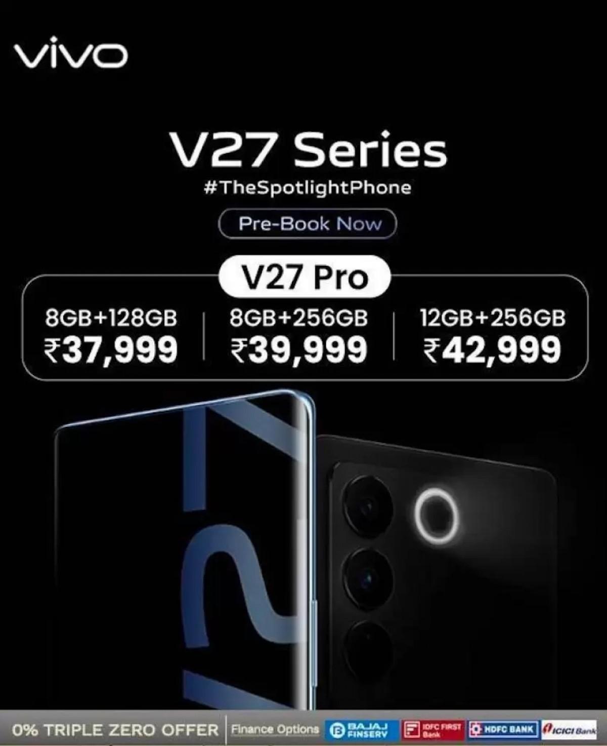 Vivo V27 Pro: утечка цен и характеристик 3 Vivo