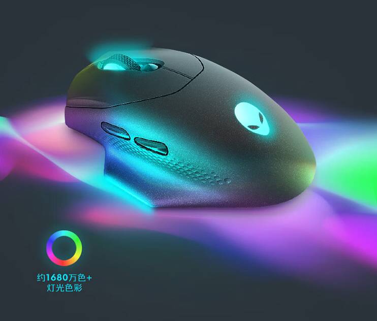 Alienware выпустила игровую мышь для левшей с 140-часовой автономностью 2 Игровая мышь Alienware с RGB-подсветкой и сенсорными кнопками