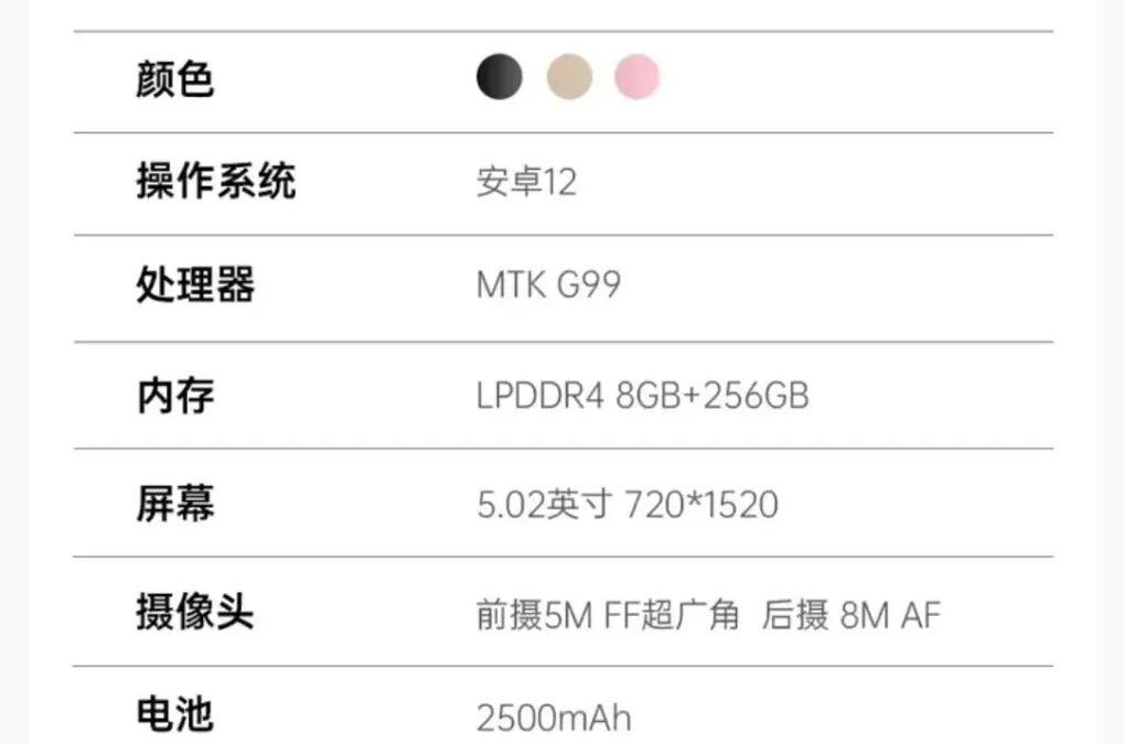 В продажу поступил смартфон с экраном 5,02 дюйма Duoqin Qin3 Ultra 7