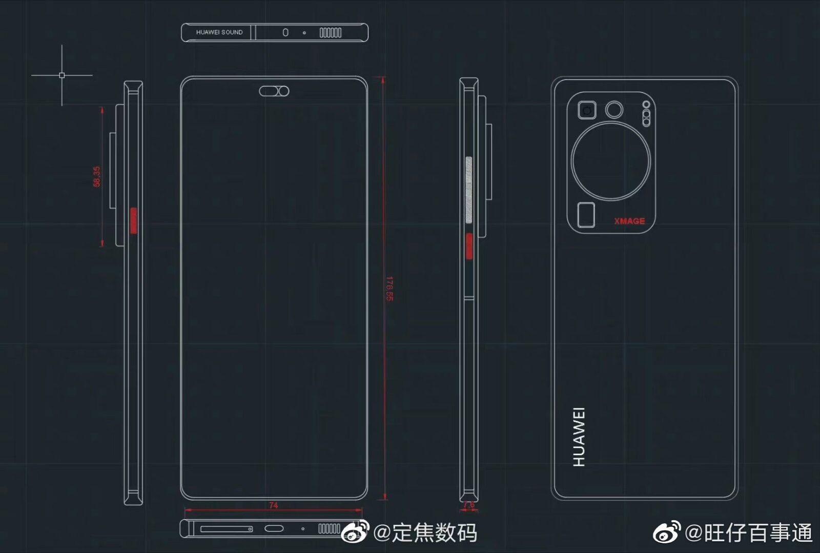 Huawei P60 Pro: утечка дизайна 5 Huawei