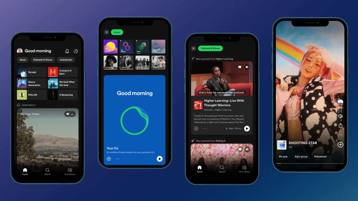 Обновлена главная страница приложения Spotify 2 spotify new design