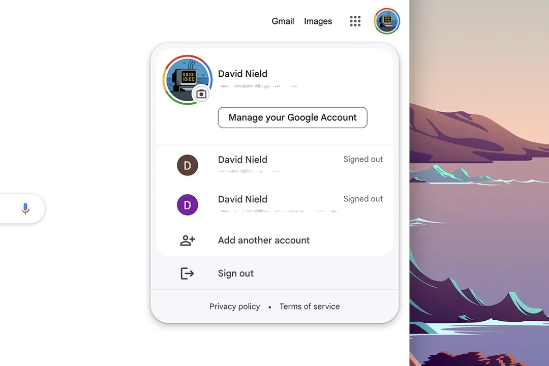 Как управлять несколькими аккаунтами Google в браузере 5 01 switcher