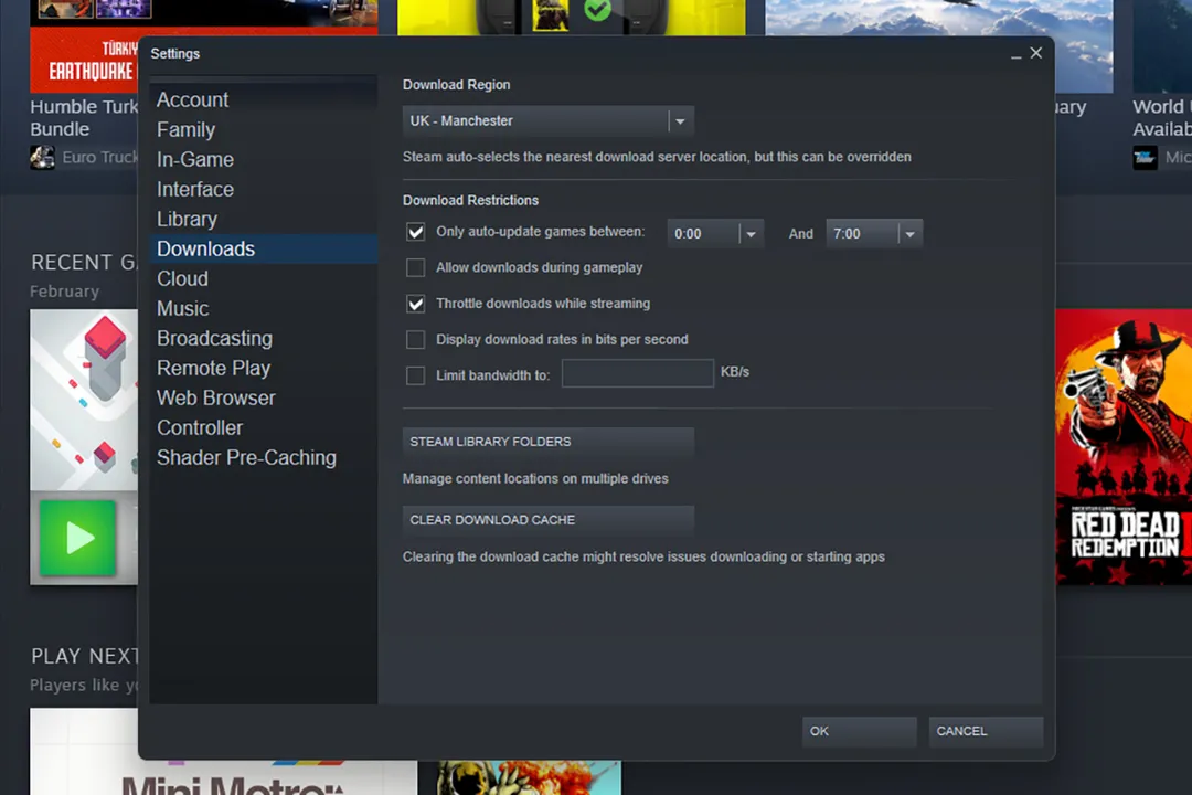 Steam: 11 способов повысить качество игры 15 03 bandwidth