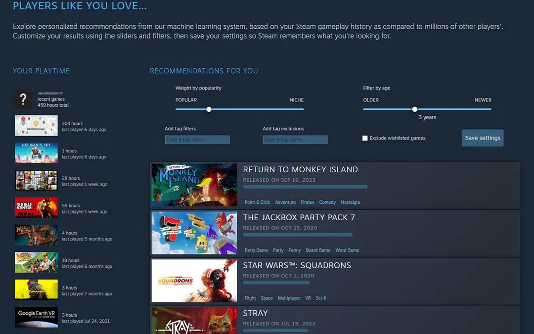 Steam: 11 способов повысить качество игры 16 04 recommender