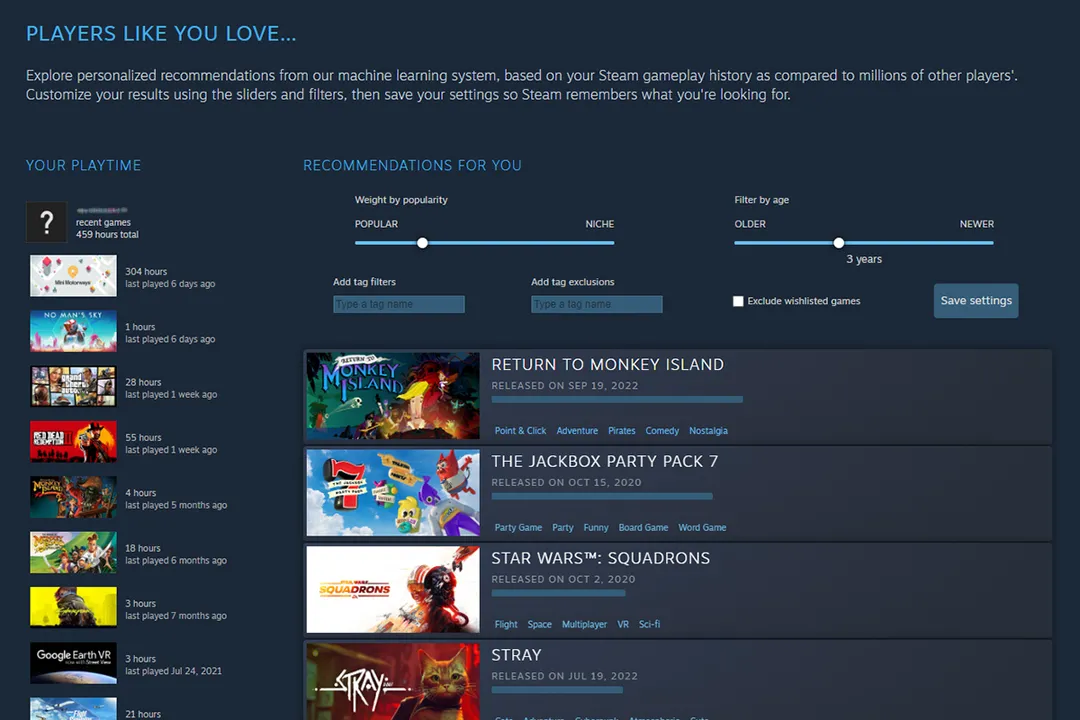 Steam: 11 способов повысить качество игры 16 04 recommender