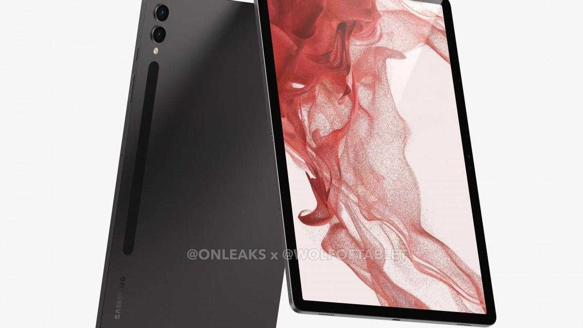 Samsung Galaxy Tab S9+: утечка рендеров 7 Samsung