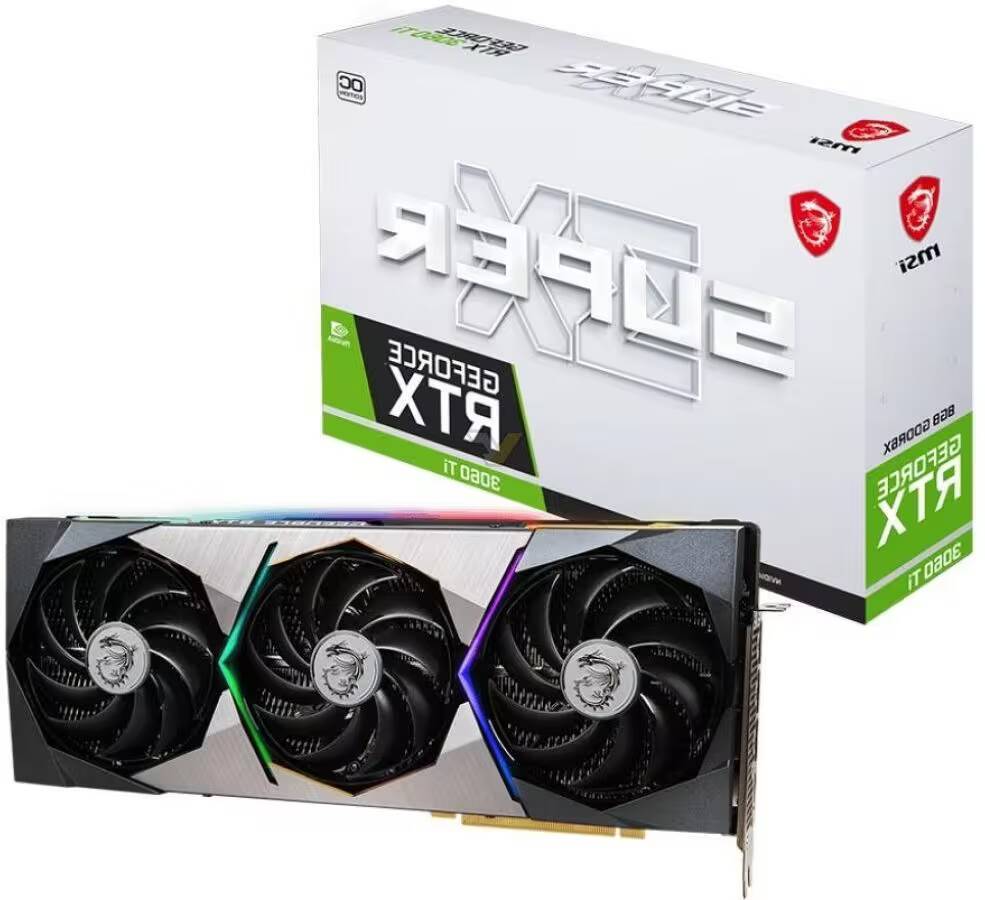 Видеокарта MSI GeForce RTX 3060 Ti Super 3X с трехразъемной системой вентиляции