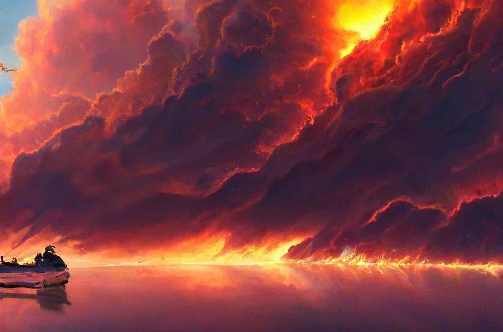 smoke on the water fire in the sky