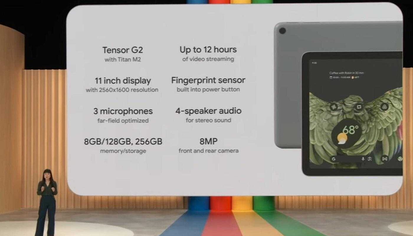 Google представил Pixel Tablet с док-станцией в комплекте 4 Google