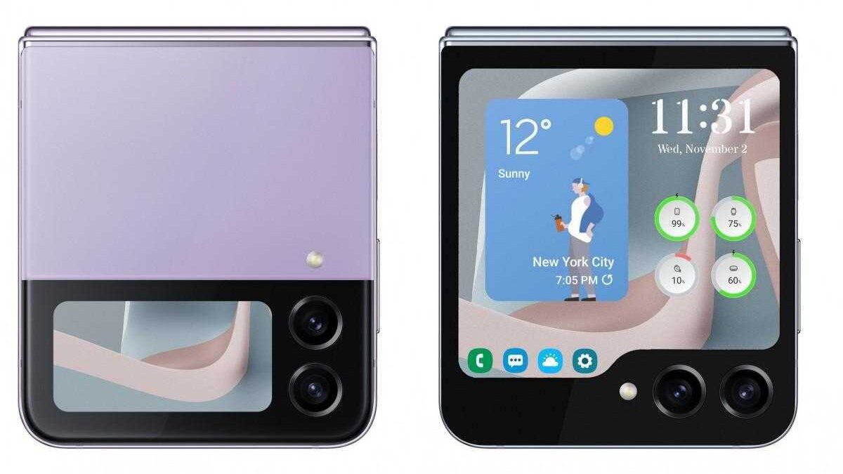 Внешний экран Samsung Galaxy Z Flip5 получит разрешение 748p 3 Samsung