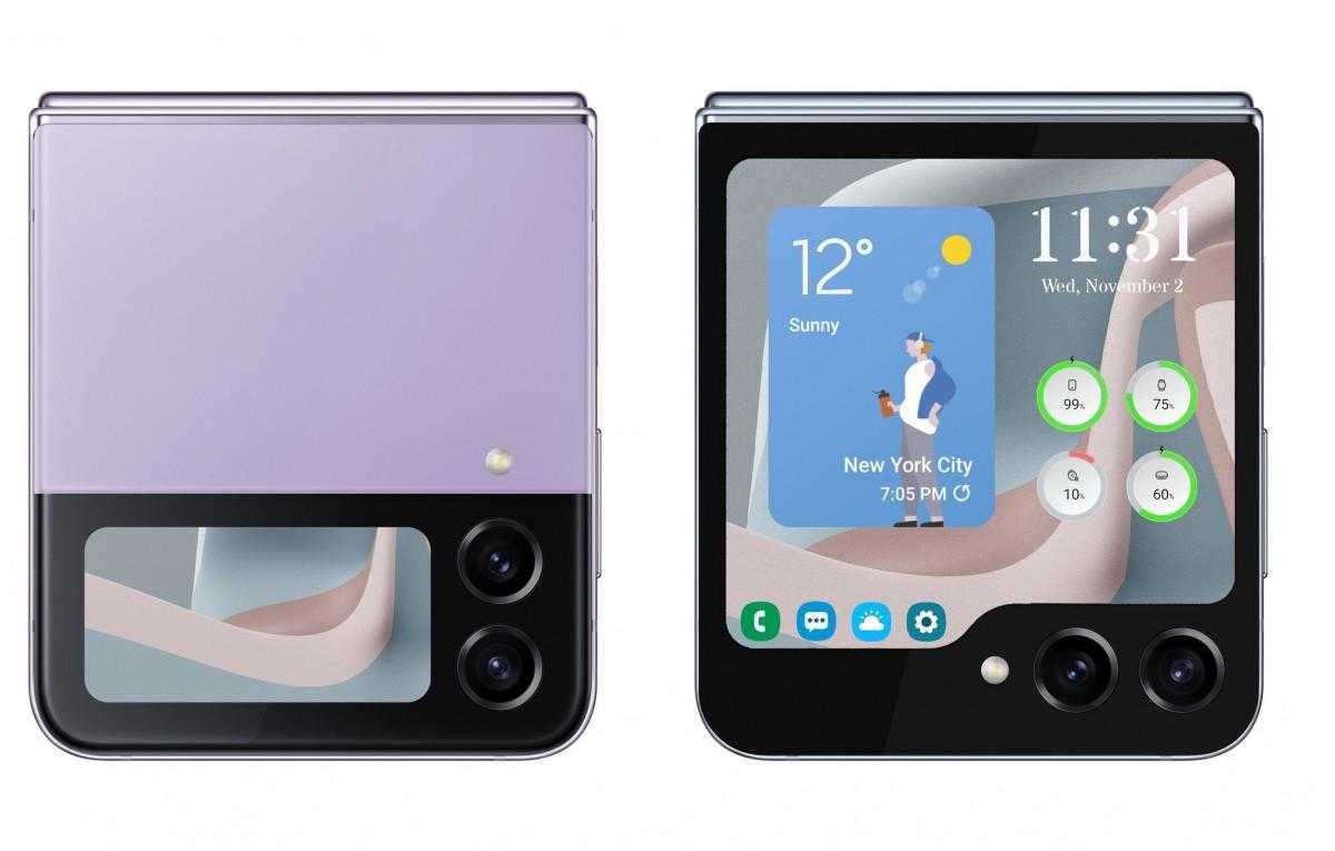 Внешний экран Samsung Galaxy Z Flip5 получит разрешение 748p 3 Samsung