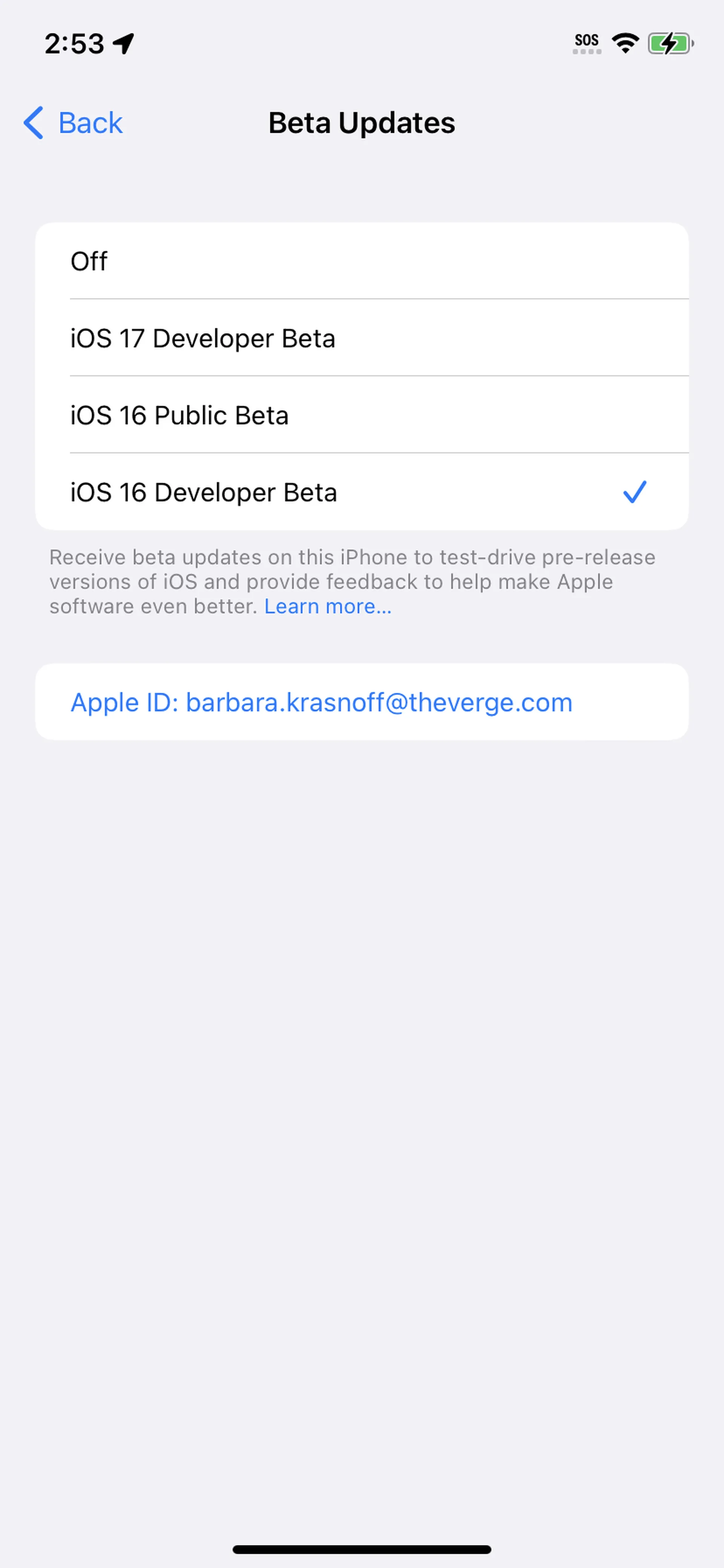iOS 17: как установить бета-версию для разработчиков 4 iOS 17