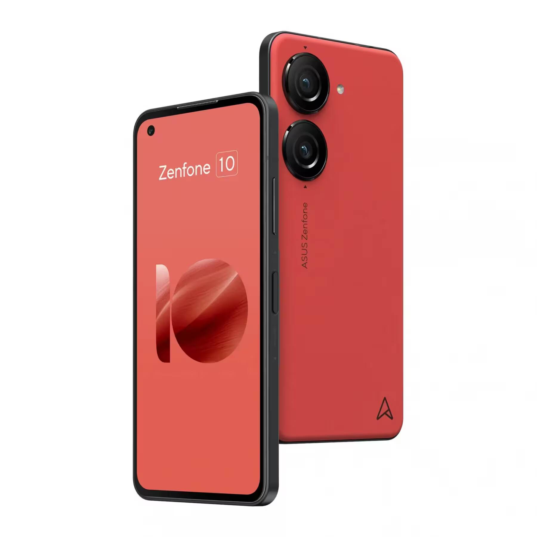 Фотография смартфона Asus Zenfone 10 с задней стороны и дисплея