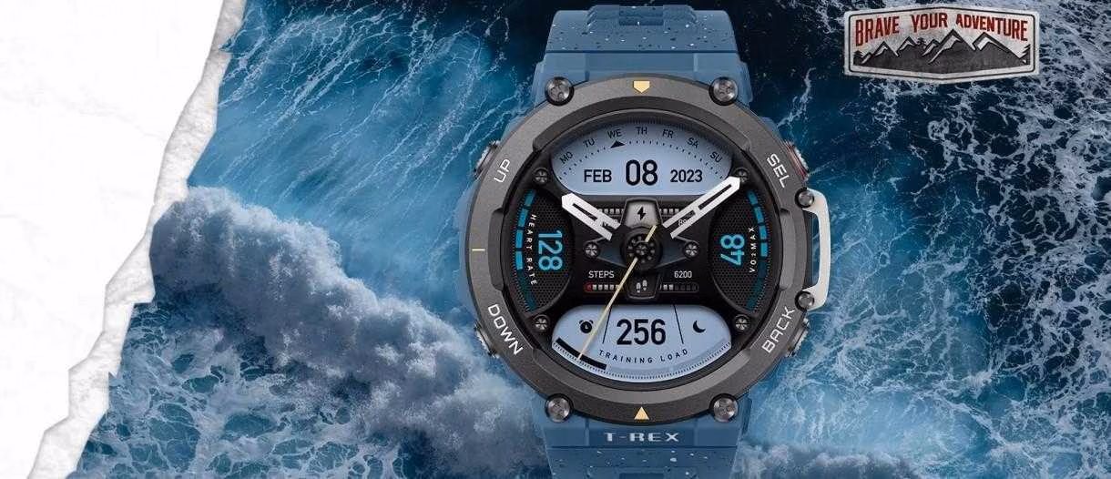 Amazfit отмечает Всемирный день океана выпуском T-Rex 2 Ocean Blue 3 Amazfit T-Rex 2 Ocean Blue