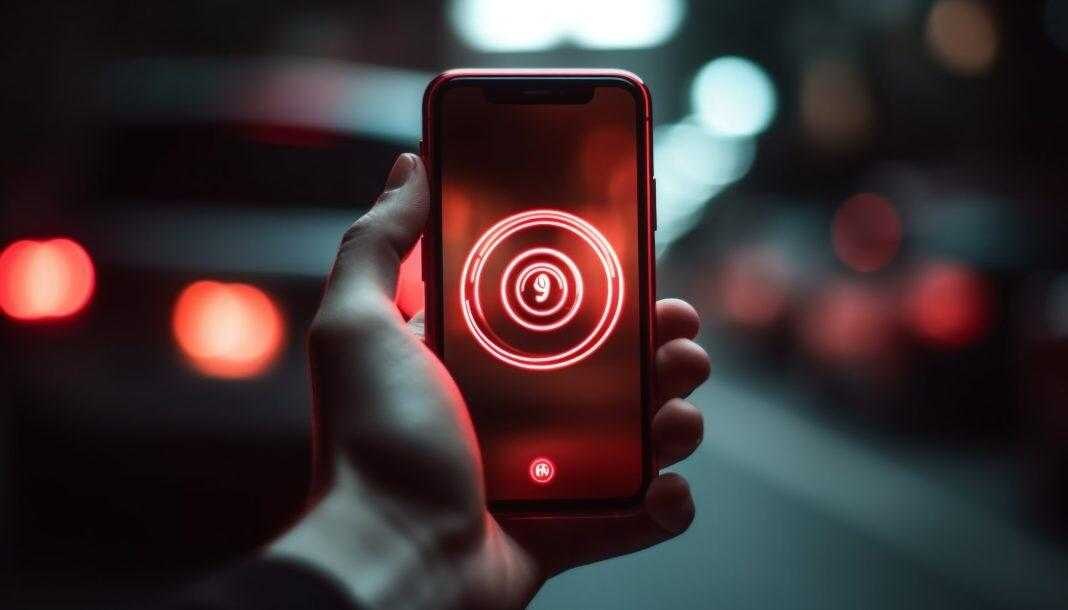 Проблема блокировки сети у смартфонов Realme 3 hand holding phone illuminates night at the club generated by ai 1068x610 1