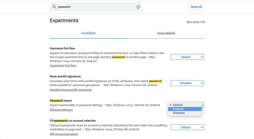 Google: как импортировать пароли в Chrome и Password Manager 9 Google