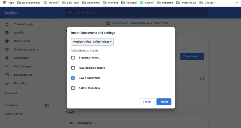 Google: как импортировать пароли в Chrome и Password Manager 13 Google